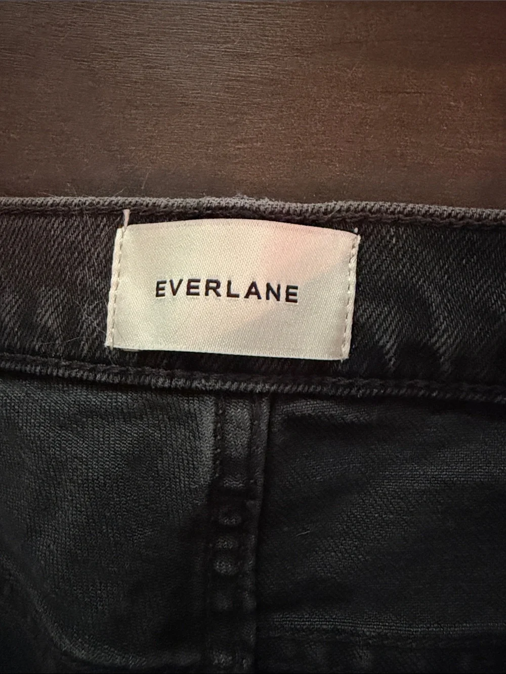Everlane The ’90s Forever Jean Black High Rise Straight Leg 27 NWT - Picture 6 of 13